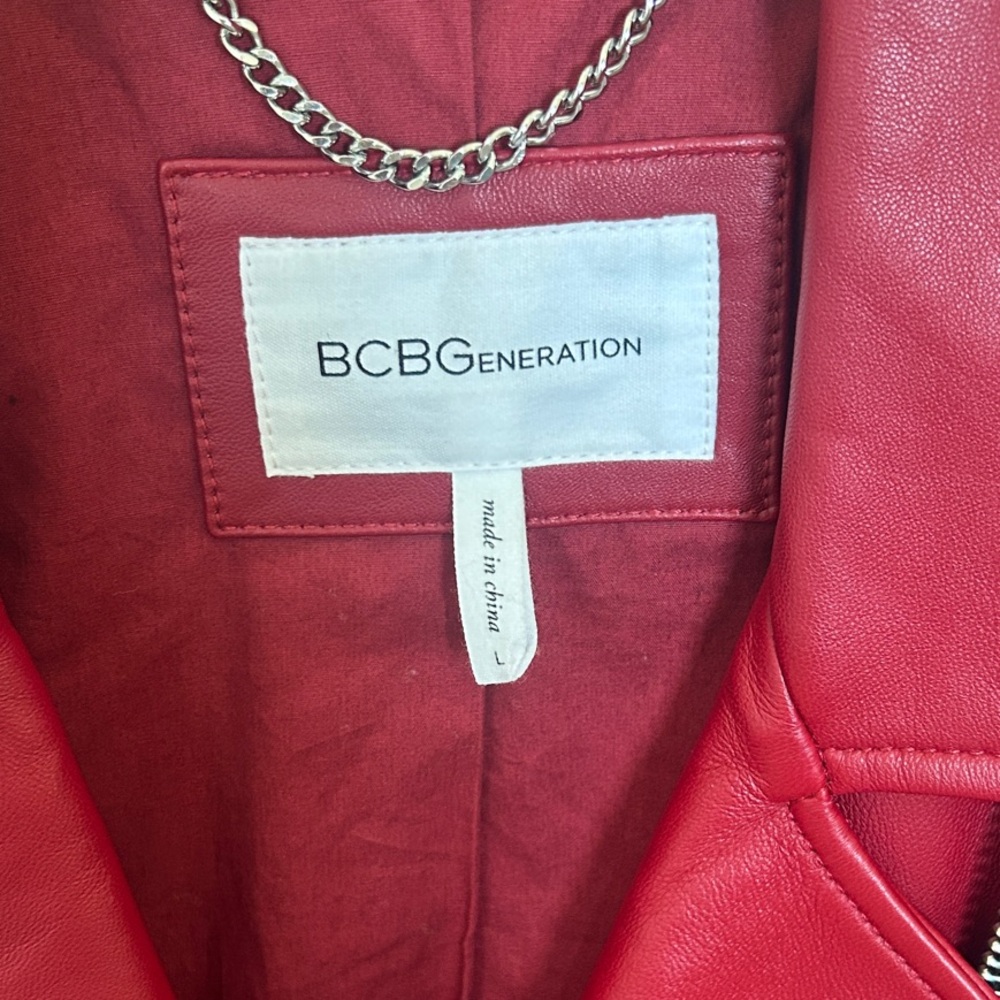 BCBGeneration Leather Jacket - Picture 13 of 15